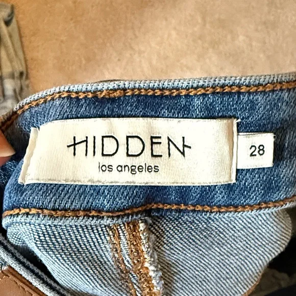 Stylish Light Blue Flare Jeans - Picture 3 of 4